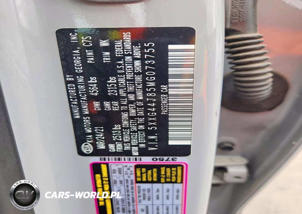 2021 Kia K5 Gt VIN:5XXG44J85MG073755 - 12
