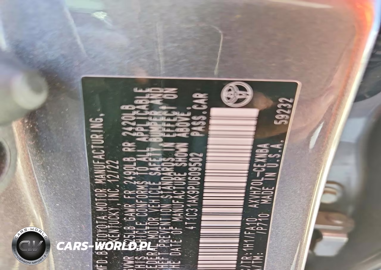 2023 Toyota Camry Le VIN:4T1C31AK9PU609502 - 12