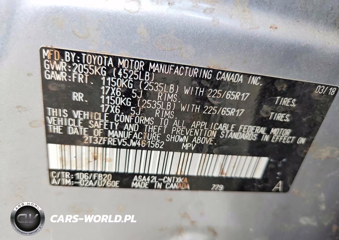 2018 Toyota Rav4 Le VIN:2T3ZFREV5JW461562 - 13