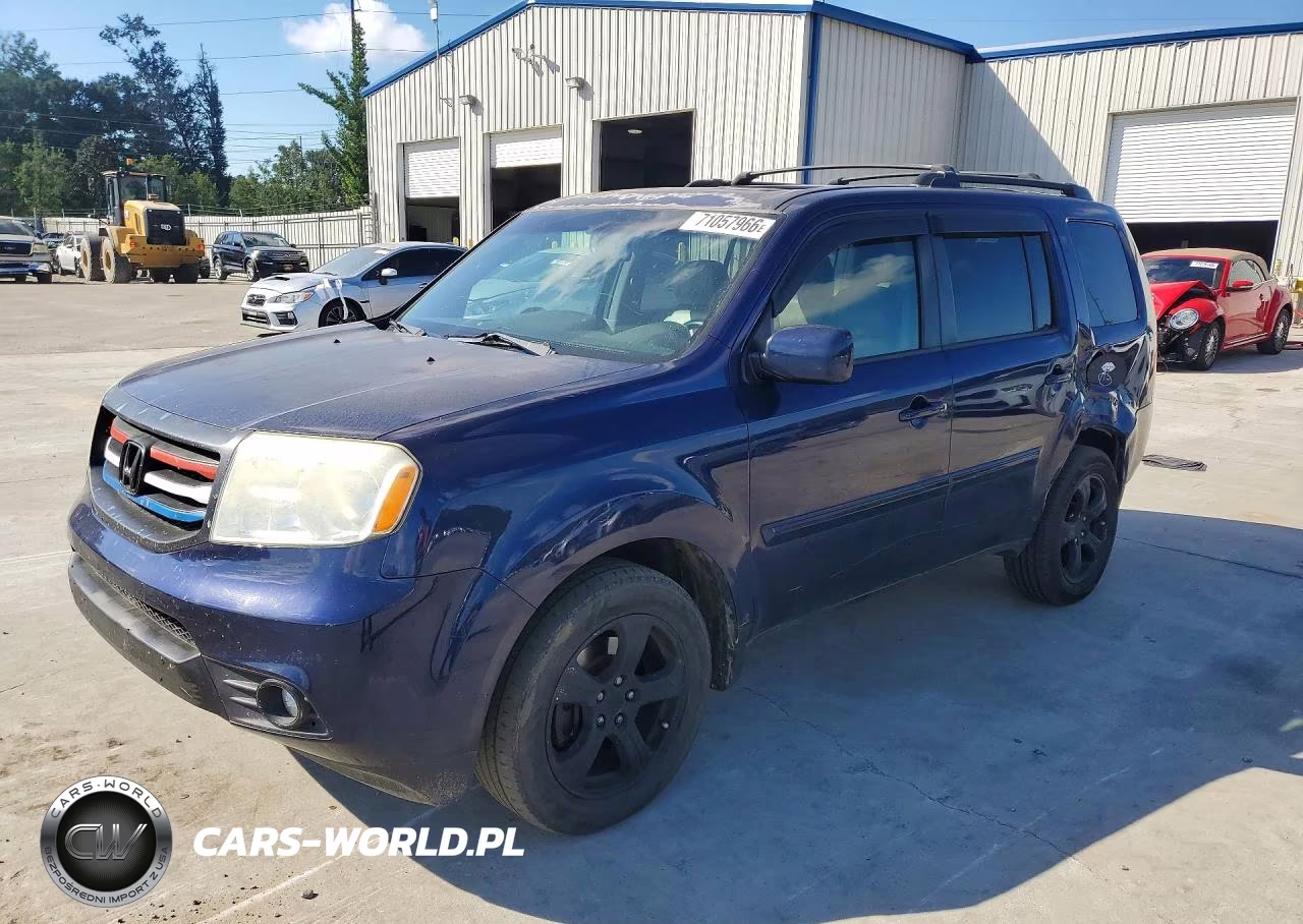 2013 Honda Pilot Exl VIN:5FNYF4H57DB007494 - 1