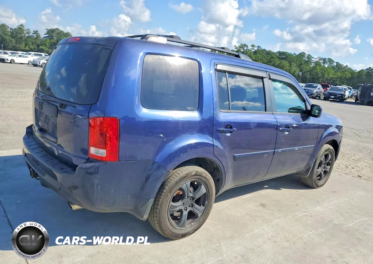 2013 Honda Pilot Exl VIN:5FNYF4H57DB007494 - 3