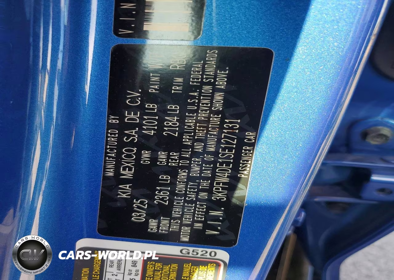 2025 Kia K4 VIN:3KPFW4DE1SE127131 - 12