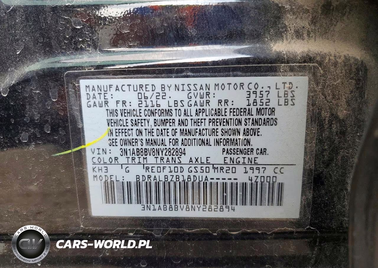 2022 Nissan Sentra S VIN:3N1AB8BV8NY282894 - 12