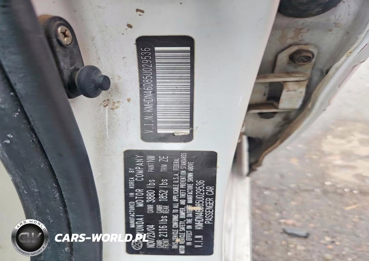 2005 Hyundai Elantra Gls VIN:KMHDN46D85U029536 - 12