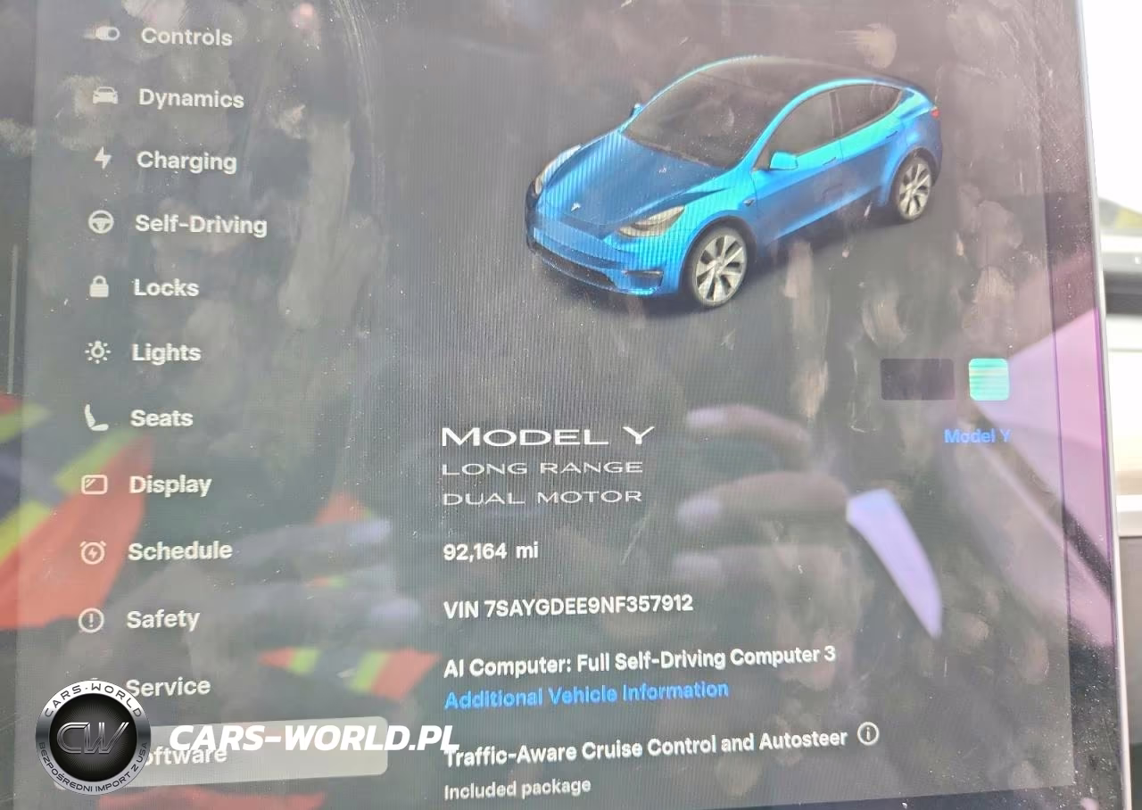 2022 Tesla Model Y VIN:7SAYGDEE9NF357912 - 9