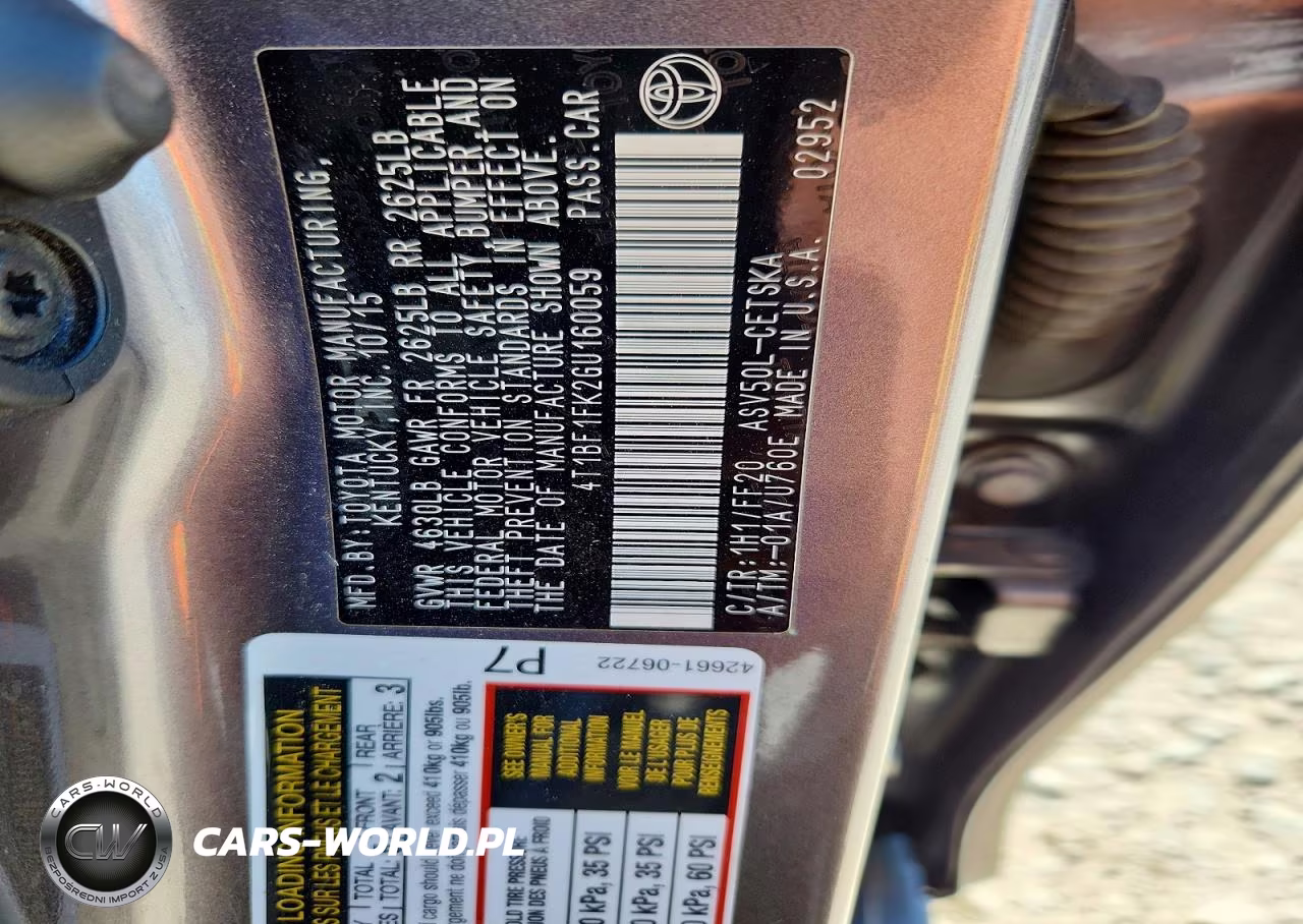 2016 Toyota Camry Se VIN:4T1BF1FK2GU160059 - 12