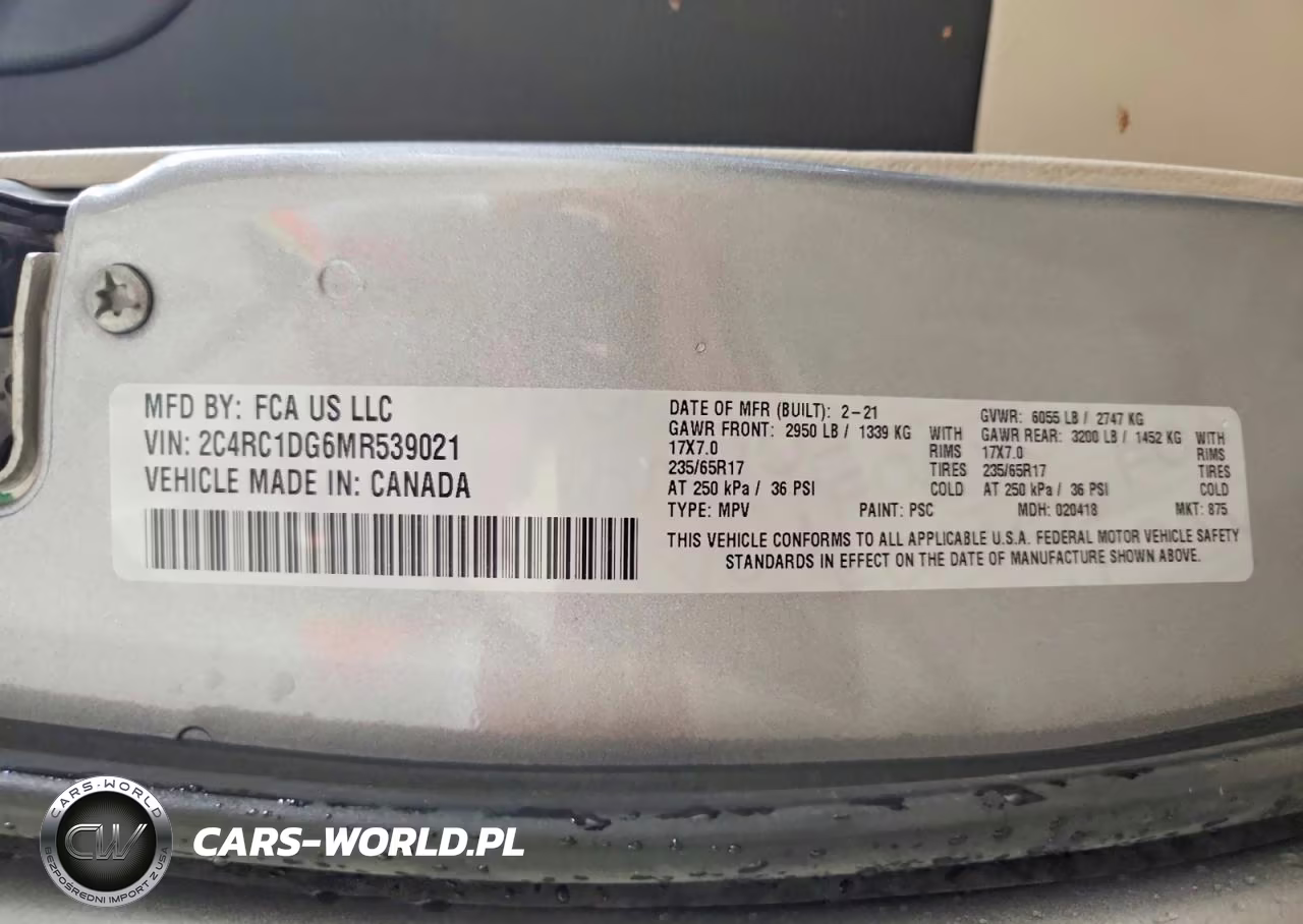2021 Chrysler Voyager Lxi VIN:2C4RC1DG6MR539021 - 14