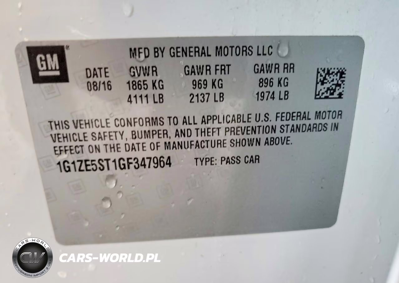 2016 Chevrolet Malibu Lt VIN:1G1ZE5ST1GF347964 - 12