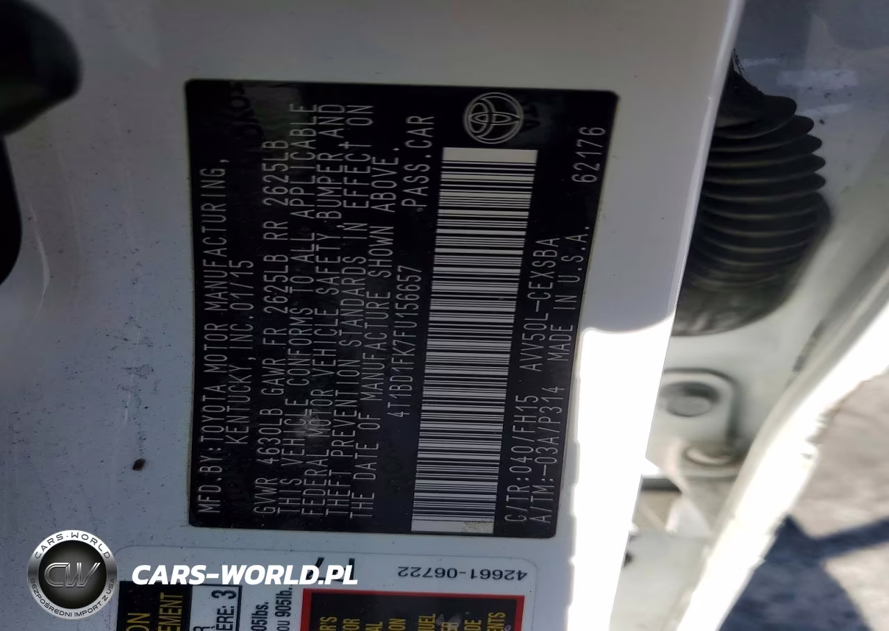 2015 Toyota Camry Hybrid Se VIN:4T1BD1FK7FU156657 - 12