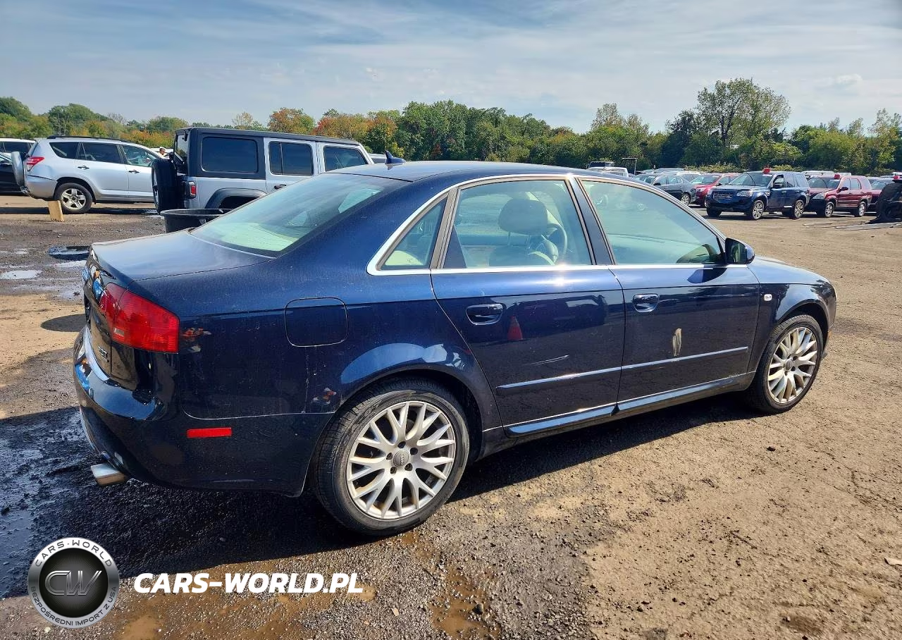 2008 Audi A4 2.0T Quattro VIN:WAUDF78E18A169052 - 3