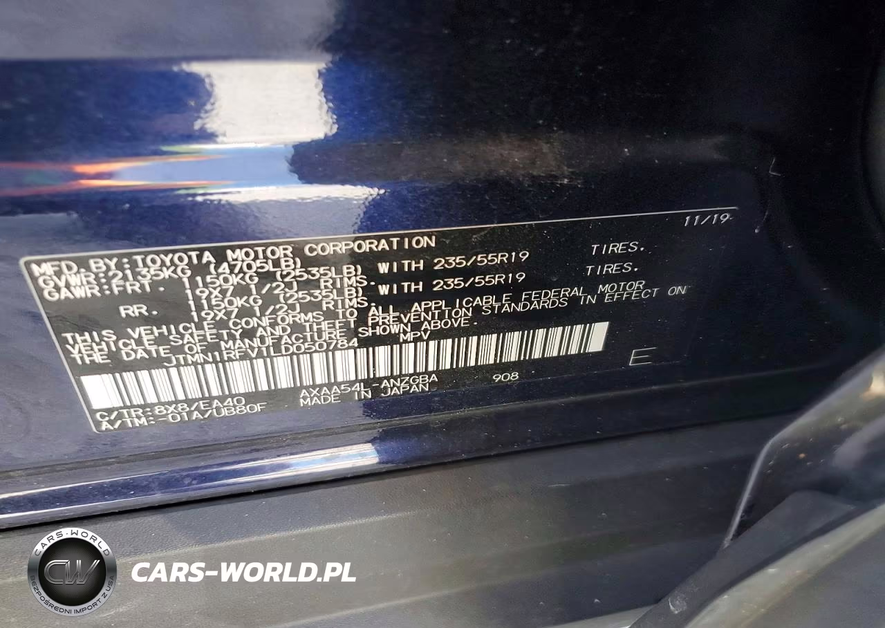 2020 Toyota Rav4 Limited VIN:JTMN1RFV1LD050784 - 14