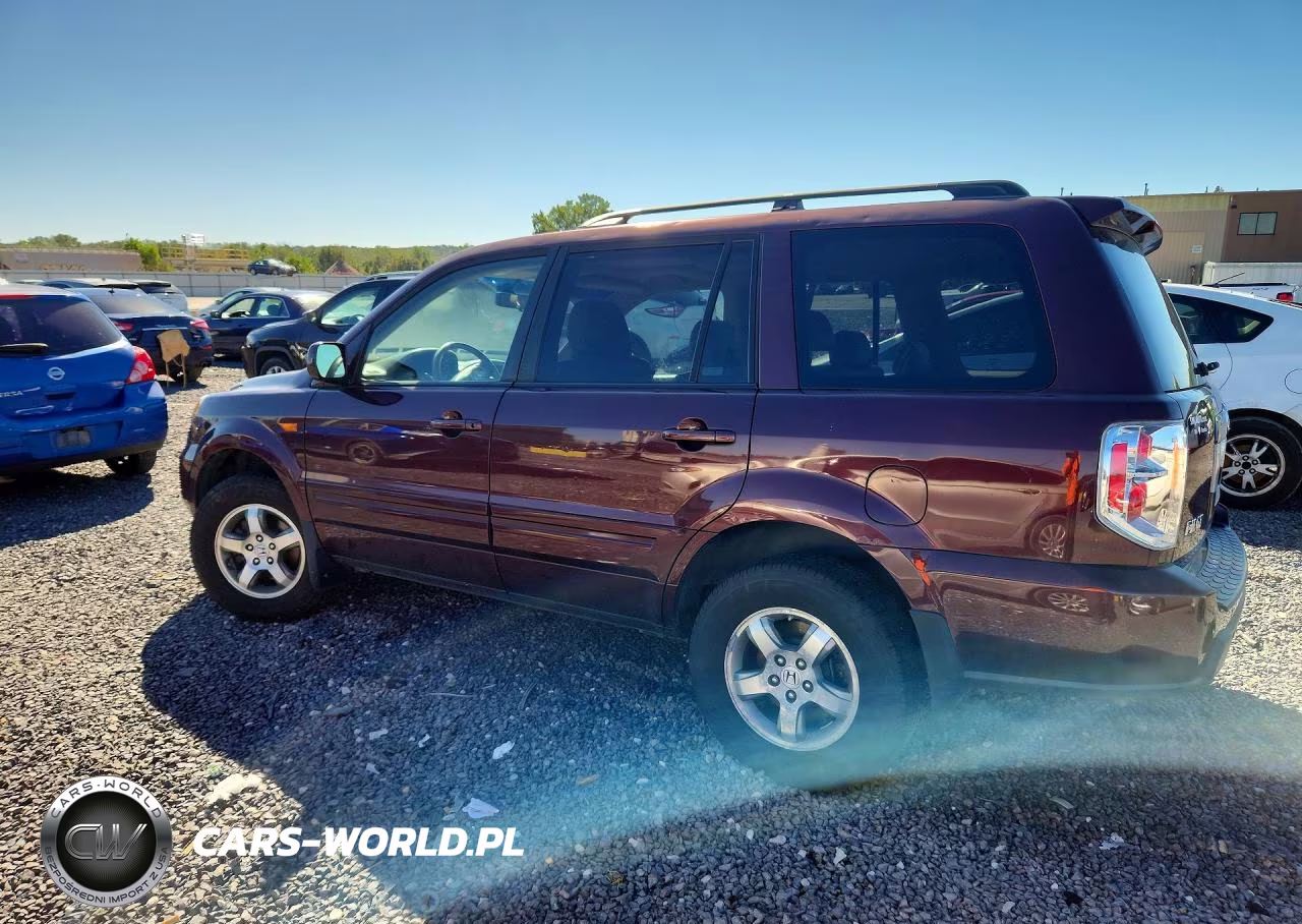 2007 Honda Pilot Exl VIN:2HKYF18577H533189 - 2