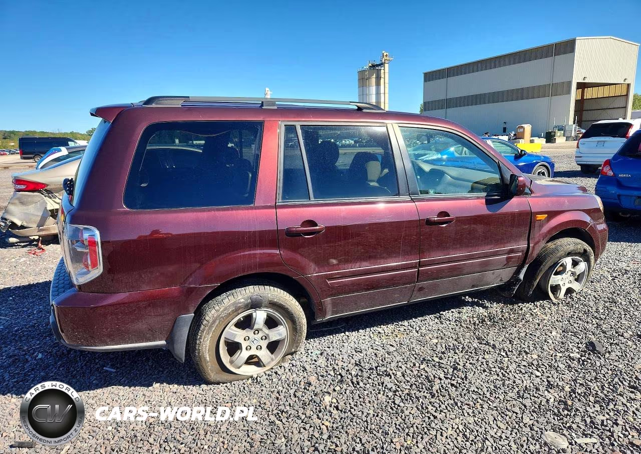 2007 Honda Pilot Exl VIN:2HKYF18577H533189 - 3