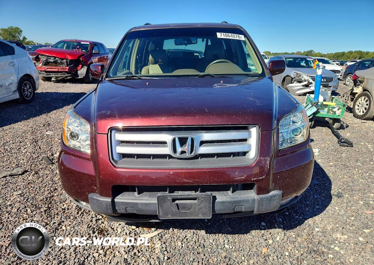 2007 Honda Pilot Exl VIN:2HKYF18577H533189 - 5