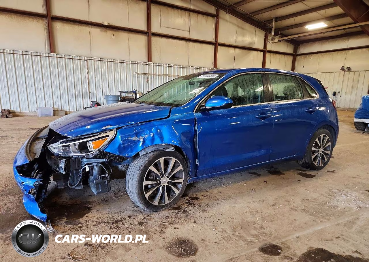 2018 Hyundai Elantra Gt Base VIN:KMHH35LE3JU019159 - 1