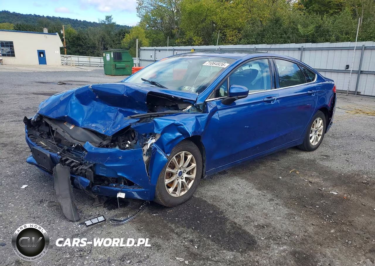 2017 Ford Fusion S VIN:3FA6P0G76HR159289 - 1