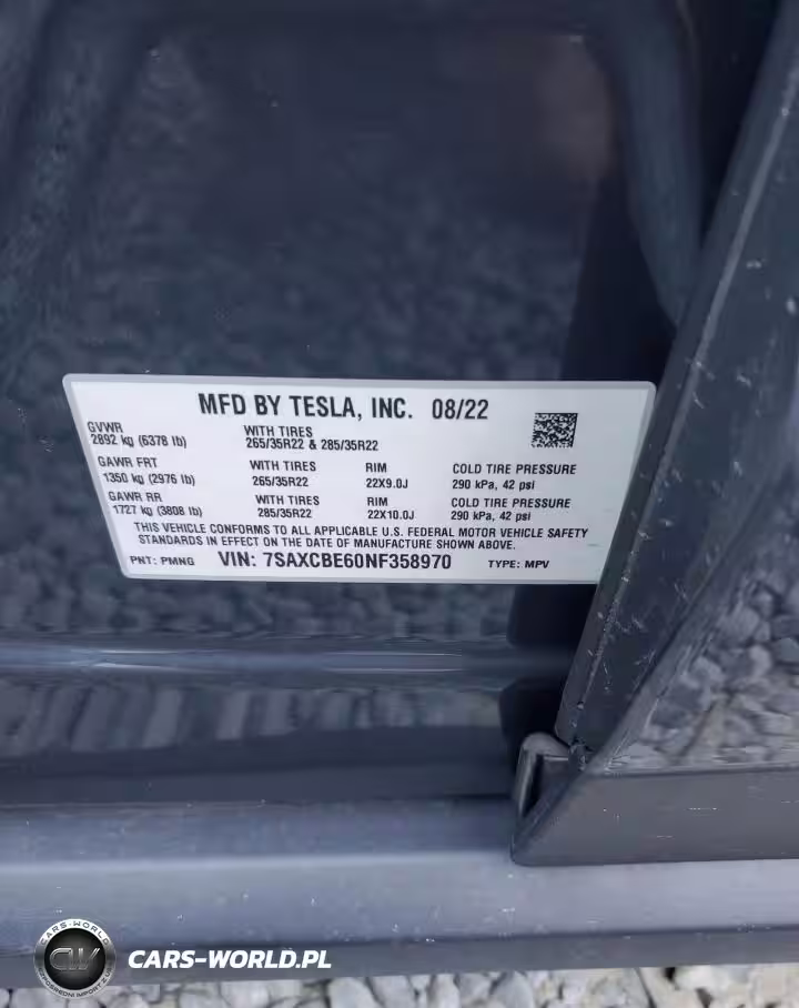 2022 Tesla Model X VIN:7SAXCBE60NF358970 - 13