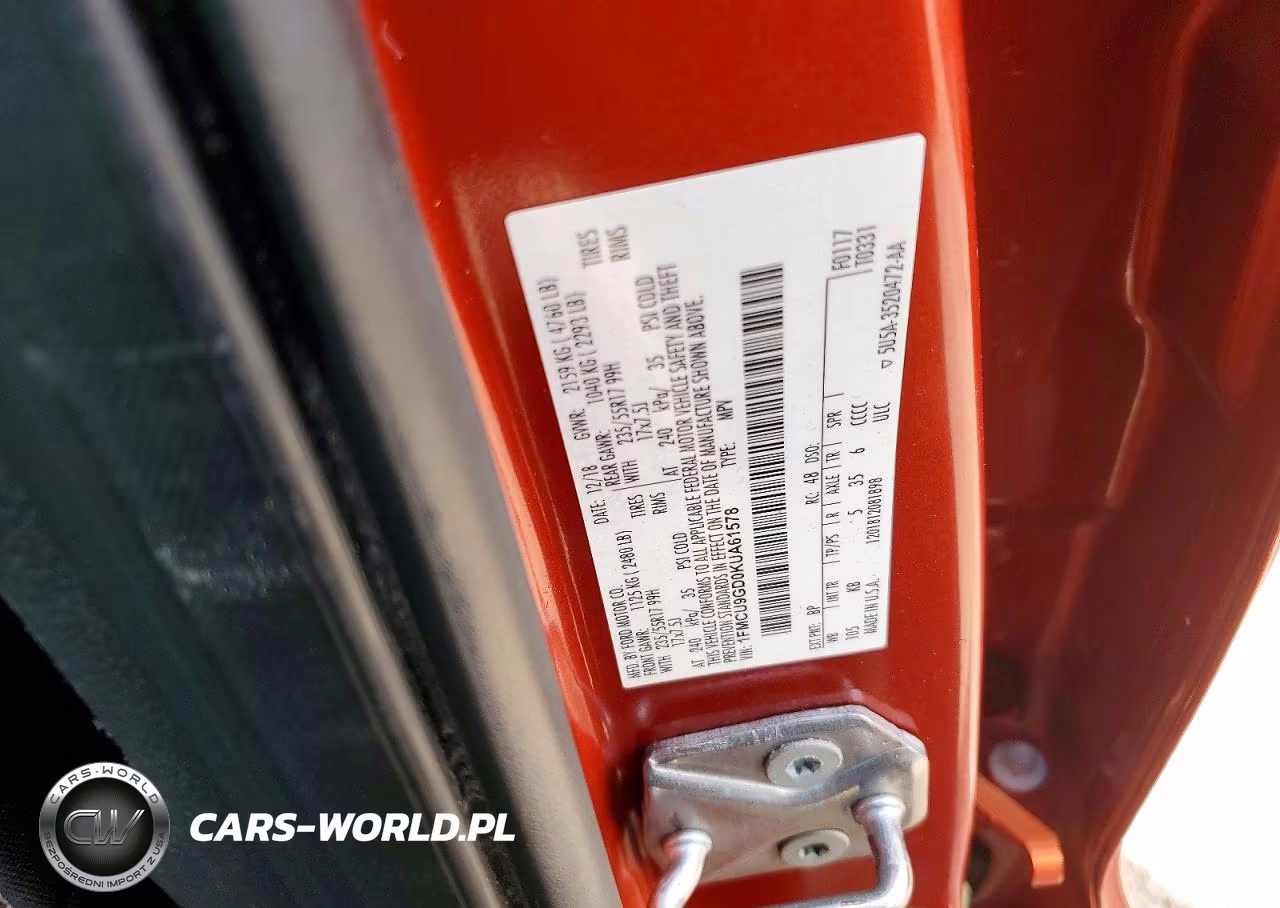 2019 Ford Escape Se VIN:1FMCU9GD0KUA61578 - 13