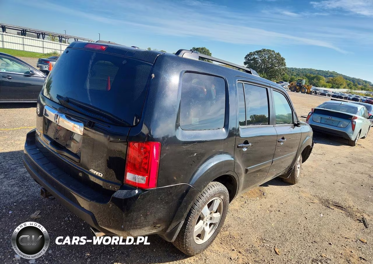 2010 Honda Pilot Exl VIN:5FNYF4H58AB029550 - 3