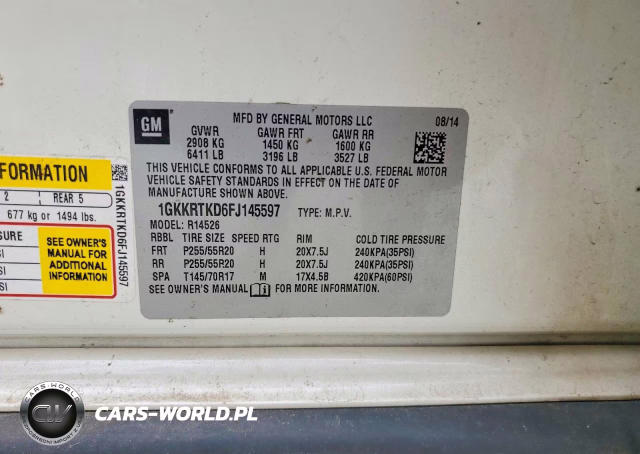 2015 GMC Acadia Denali VIN:1GKKRTKD6FJ145597 - 13