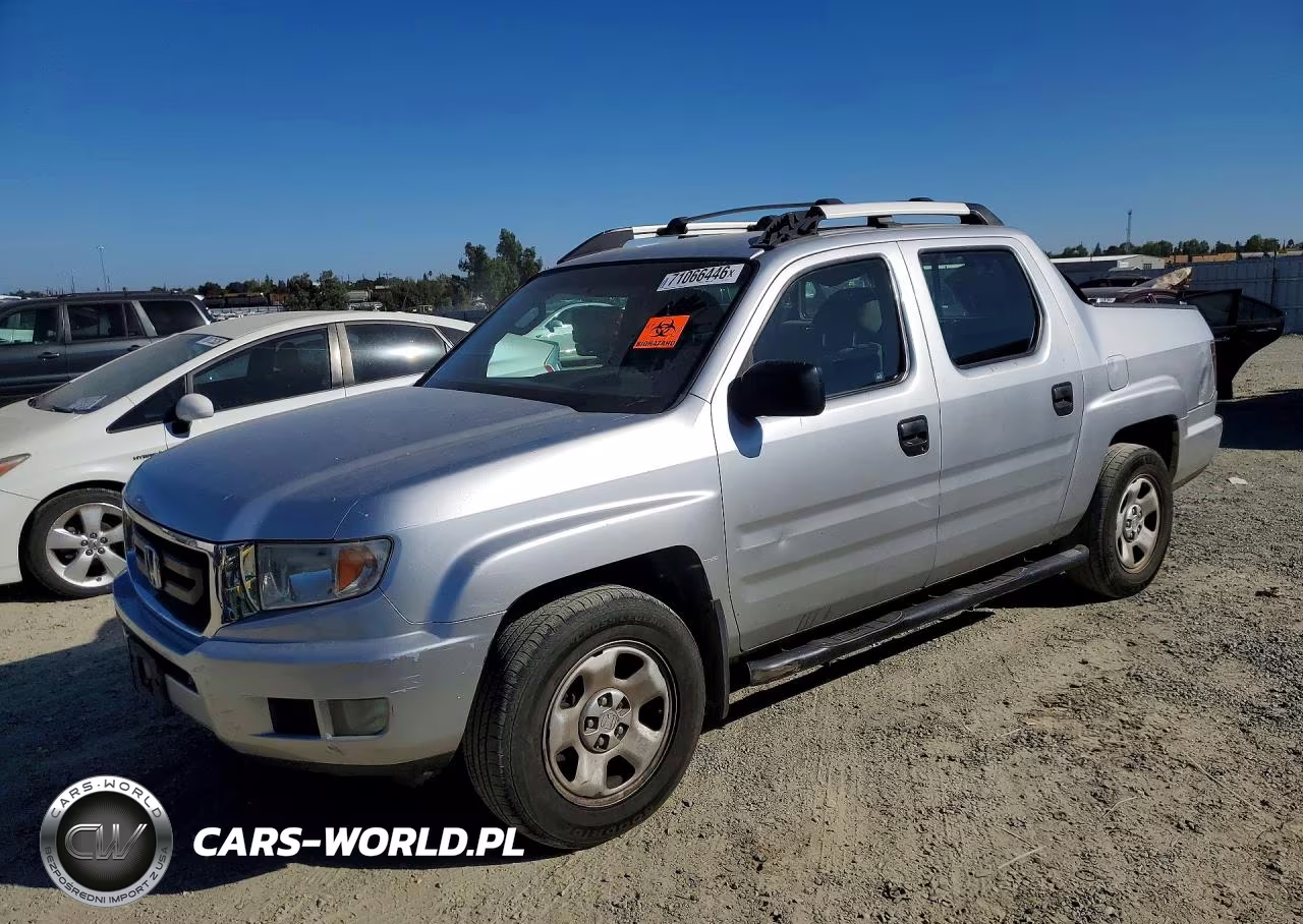 2011 Honda Ridgeline Rt VIN:5FPYK1F20BB004976 - 1