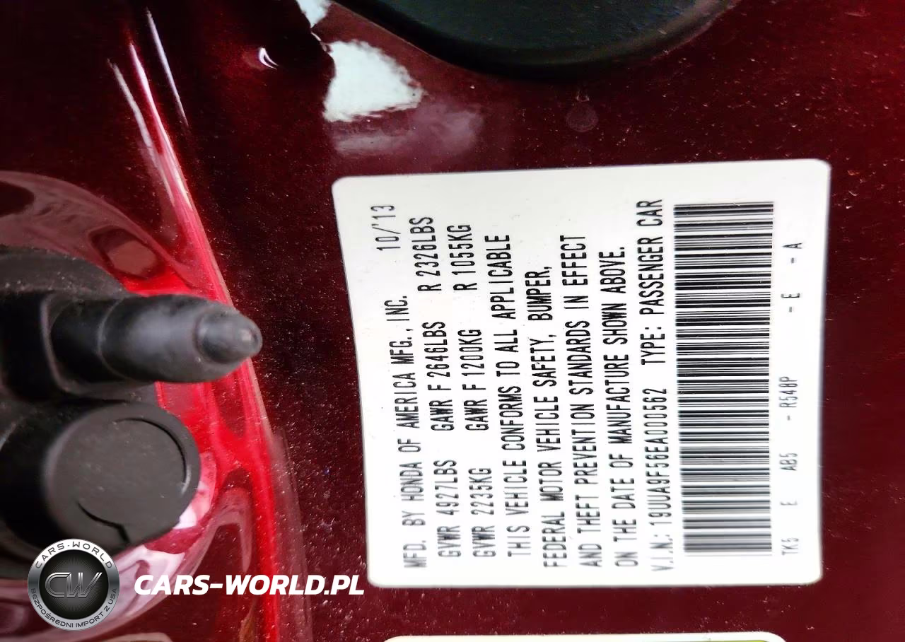 2014 Acura Tl Tech VIN:19UUA9F56EA000562 - 12