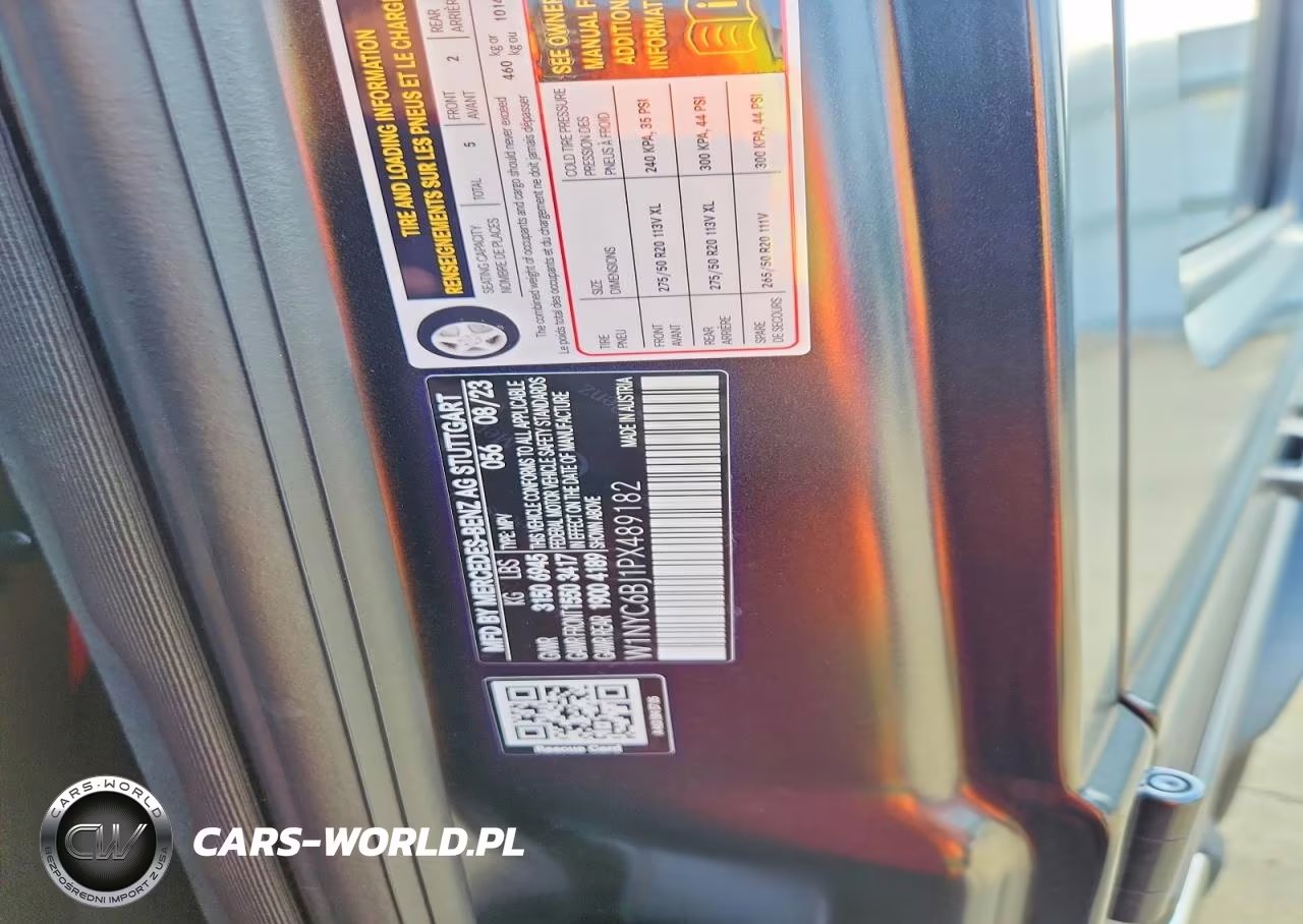 2023 Mercedes-Benz G 550 VIN:W1NYC6BJ1PX489182 - 13