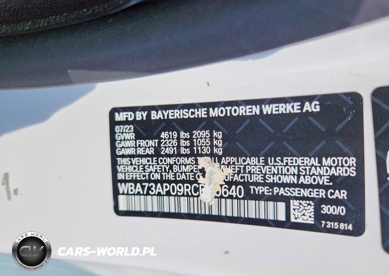 2024 BMW 430Xi VIN:WBA73AP09RCP10640 - 12