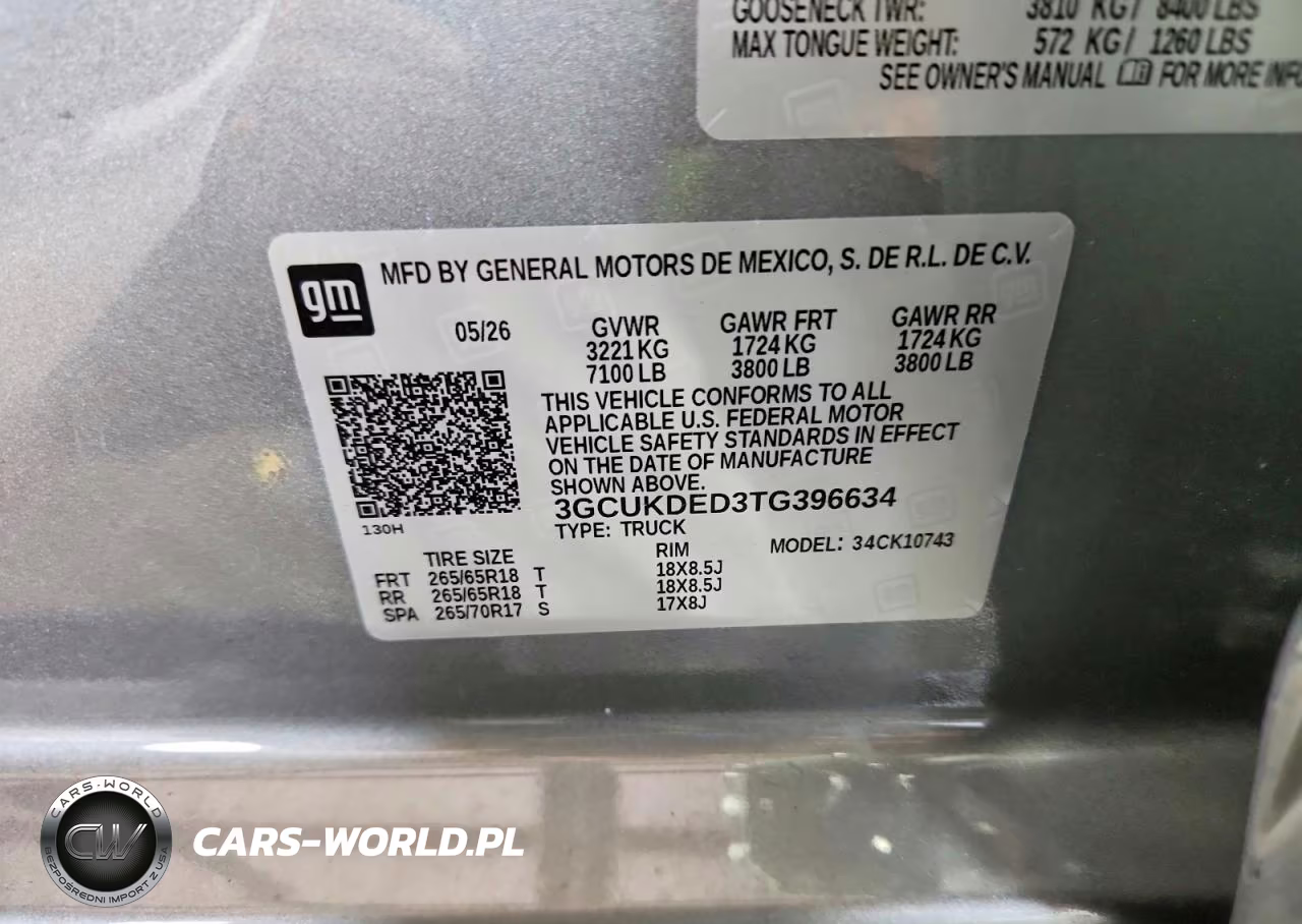 2026 Chevrolet Silverado K1500 Lt VIN:3GCUKDED3TG396634 - 13