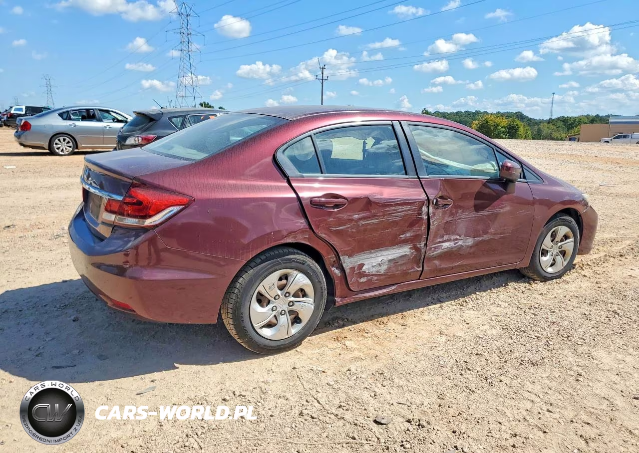 2014 Honda Civic Lx VIN:2HGFB2F55EH553170 - 3