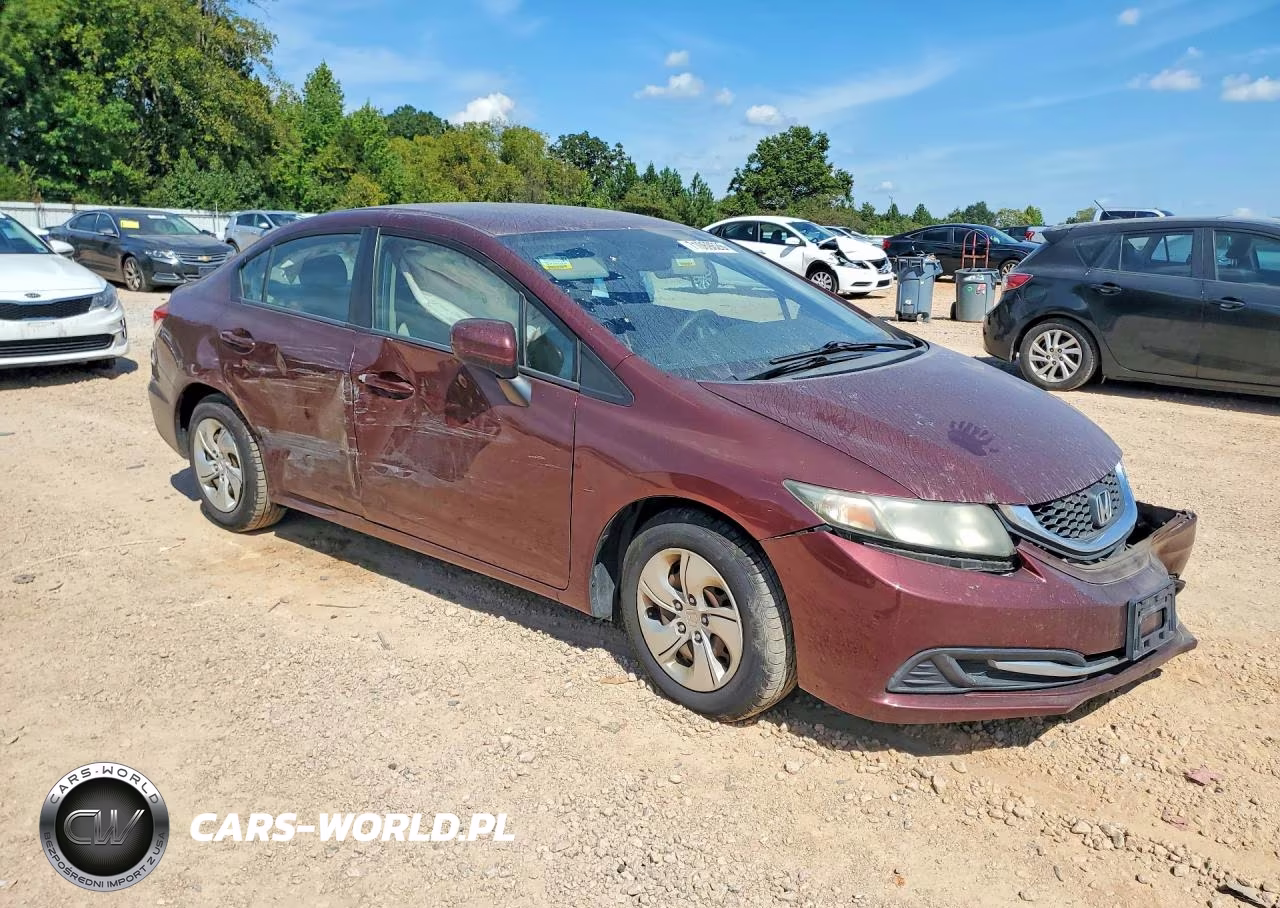 2014 Honda Civic Lx VIN:2HGFB2F55EH553170 - 4