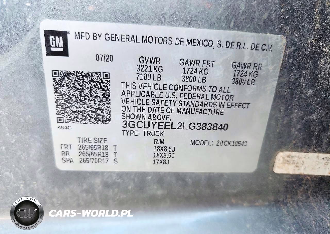 2020 Chevrolet Silverado K1500 Rst VIN:3GCUYEEL2LG383840 - 13