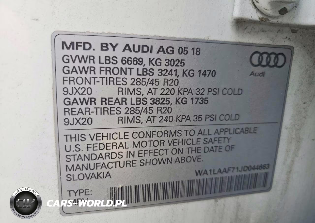 2018 Audi Q7 Premium Plus VIN:WA1LAAF71JD044663 - 13
