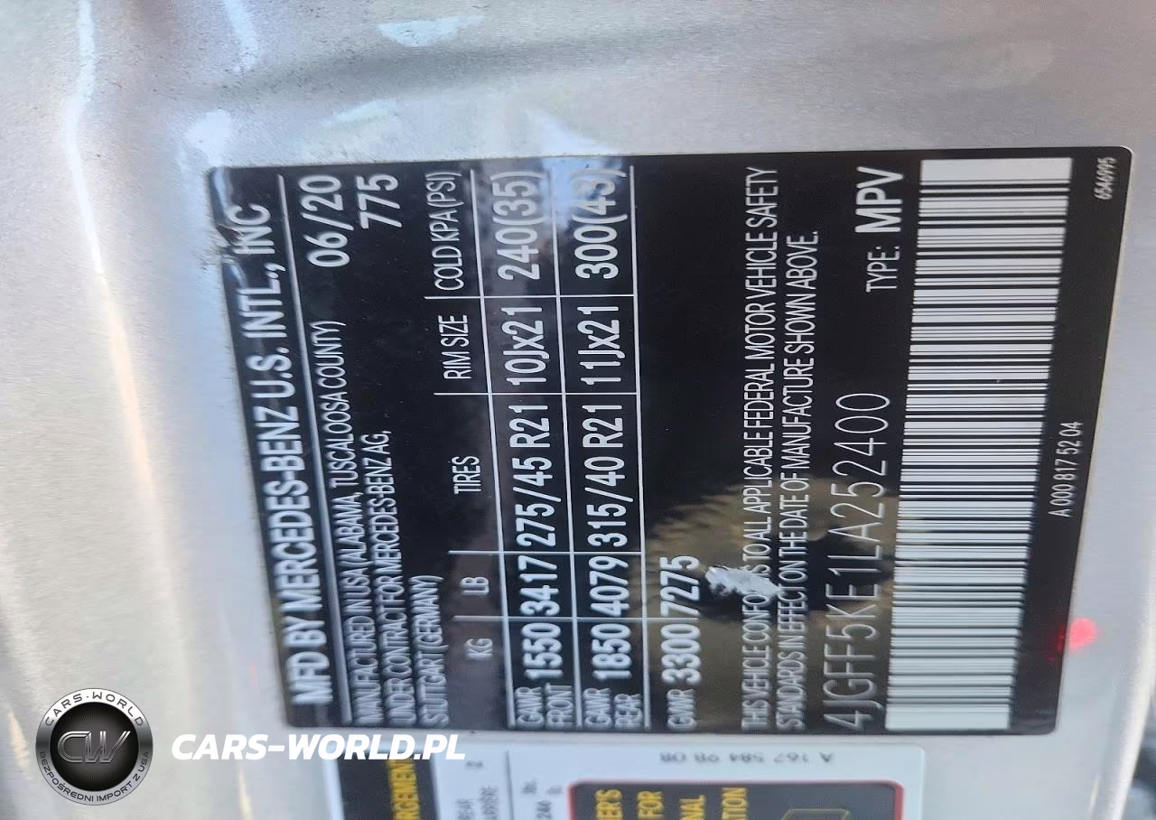 2020 Mercedes-Benz Gls 450 4Matic VIN:4JGFF5KE1LA252400 - 12