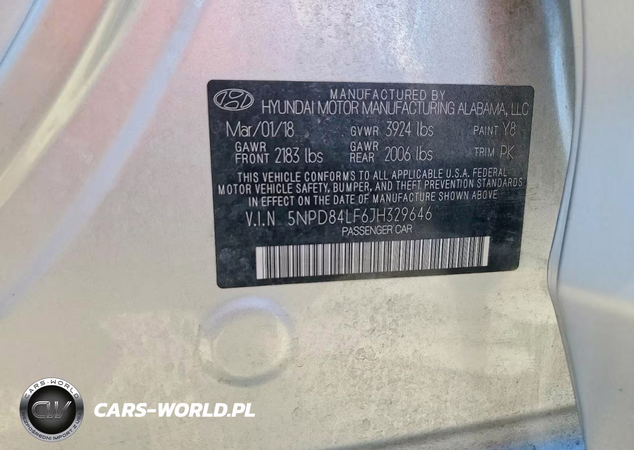2018 Hyundai Elantra Sel VIN:5NPD84LF6JH329646 - 13