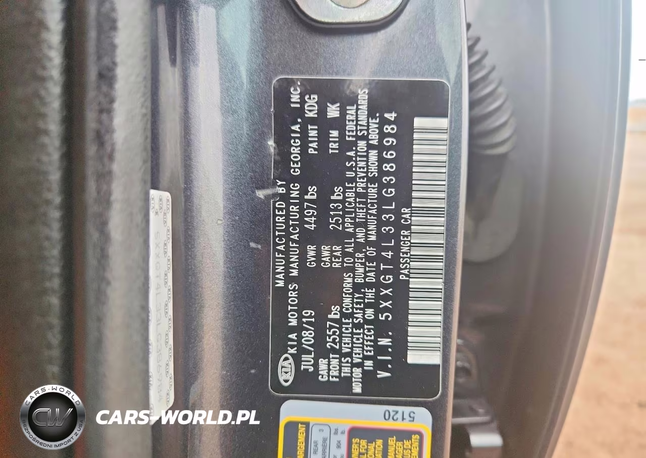 2020 Kia Optima Lx VIN:5XXGT4L33LG386984 - 12