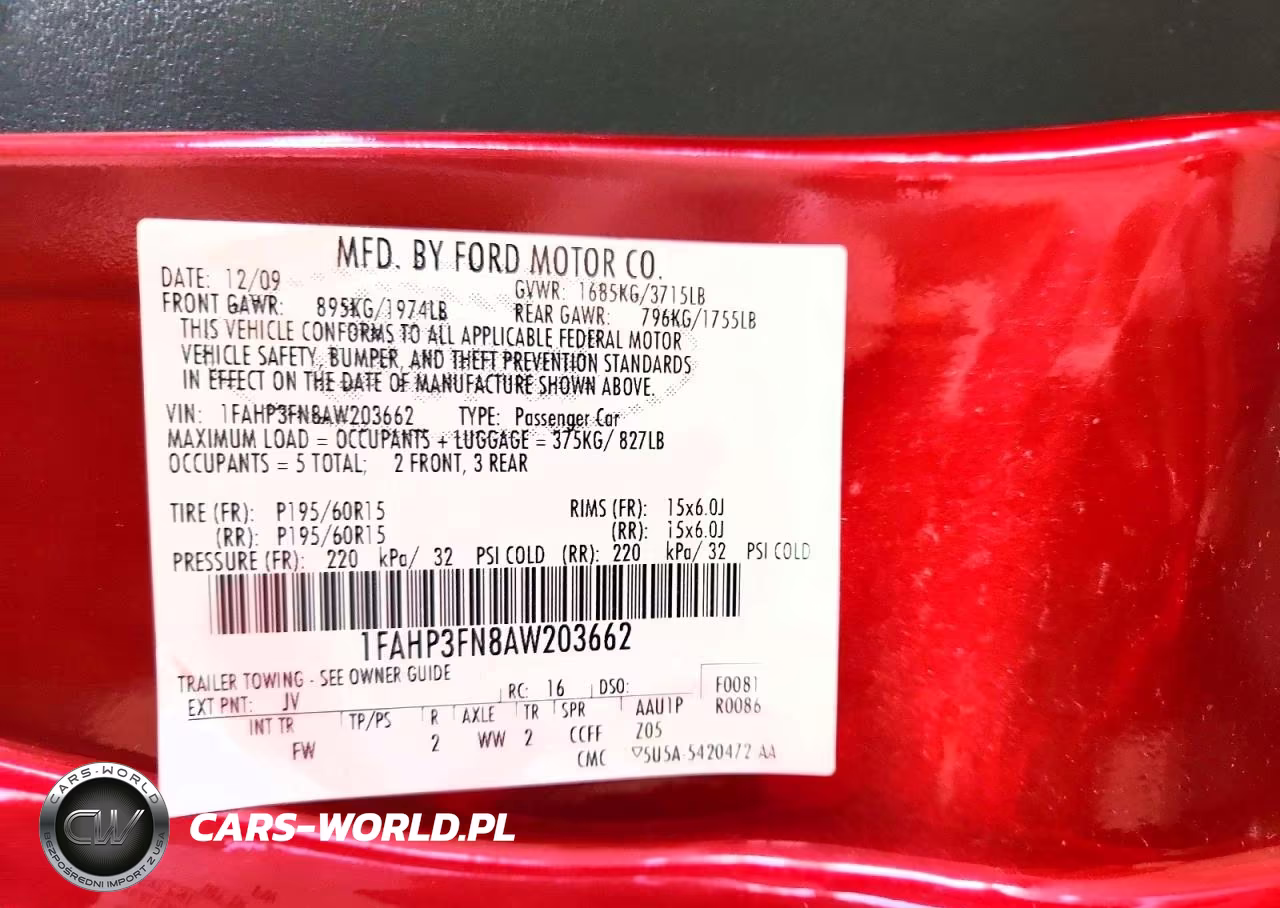 2010 Ford Focus Se VIN:1FAHP3FN8AW203662 - 12