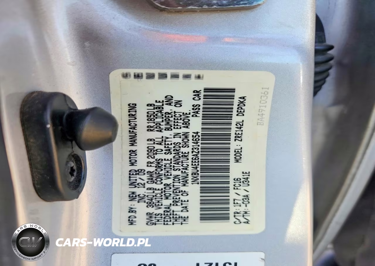 2010 Toyota Corolla Le VIN:1NXBU4EE6AZ314654 - 12