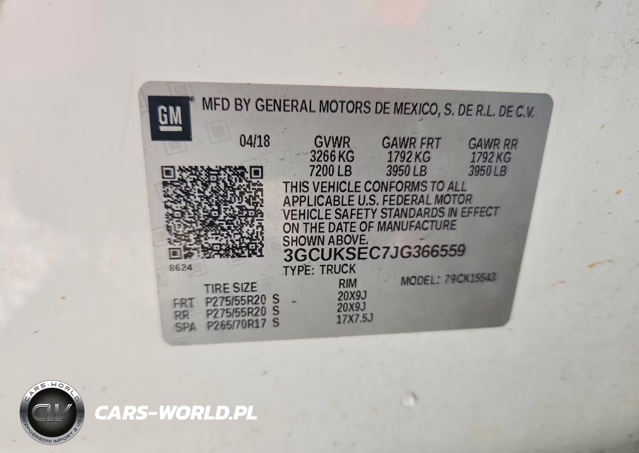 2018 Chevrolet Silverado K1500 Ltz VIN:3GCUKSEC7JG366559 - 12