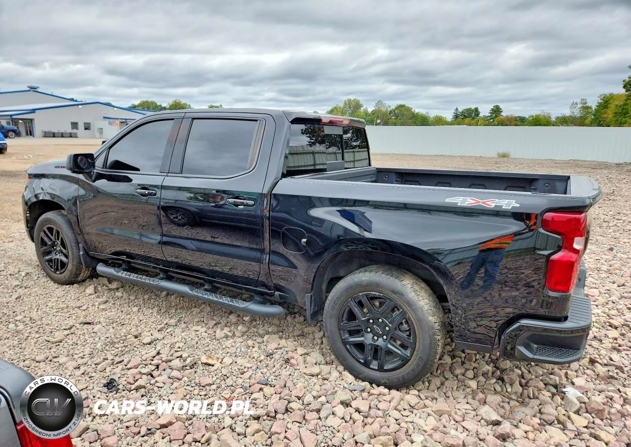 2023 Chevrolet 1500 Silve VIN:1GCUDEED3PZ299942 - 2