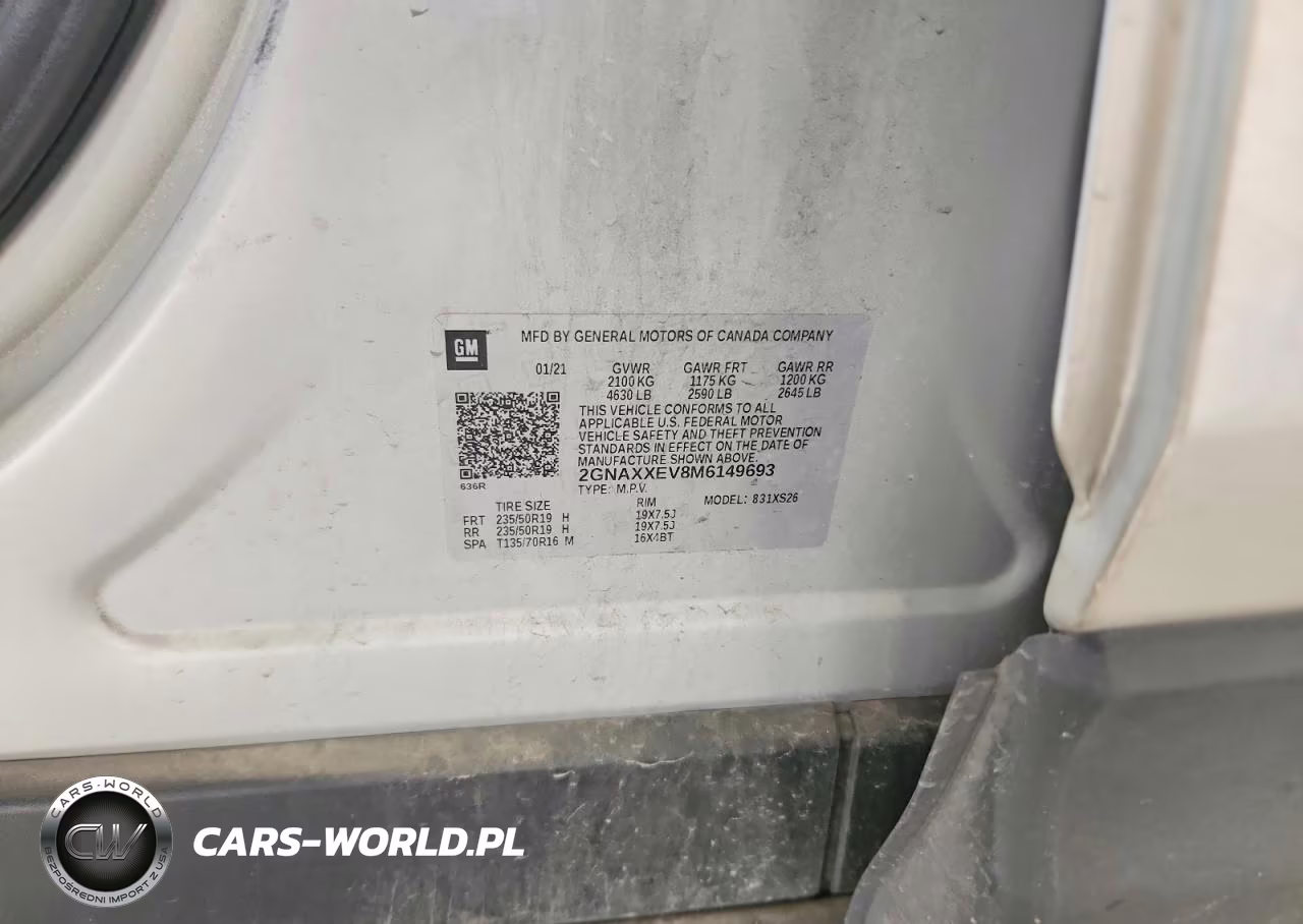 2021 Chevrolet Equinox Premier VIN:2GNAXXEV8M6149693 - 12