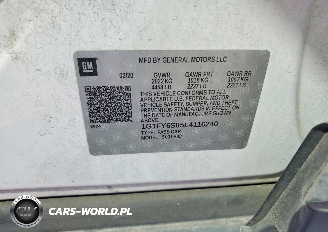 2020 Chevrolet Bolt Ev Lt VIN:1G1FY6S05L4116240 - 12