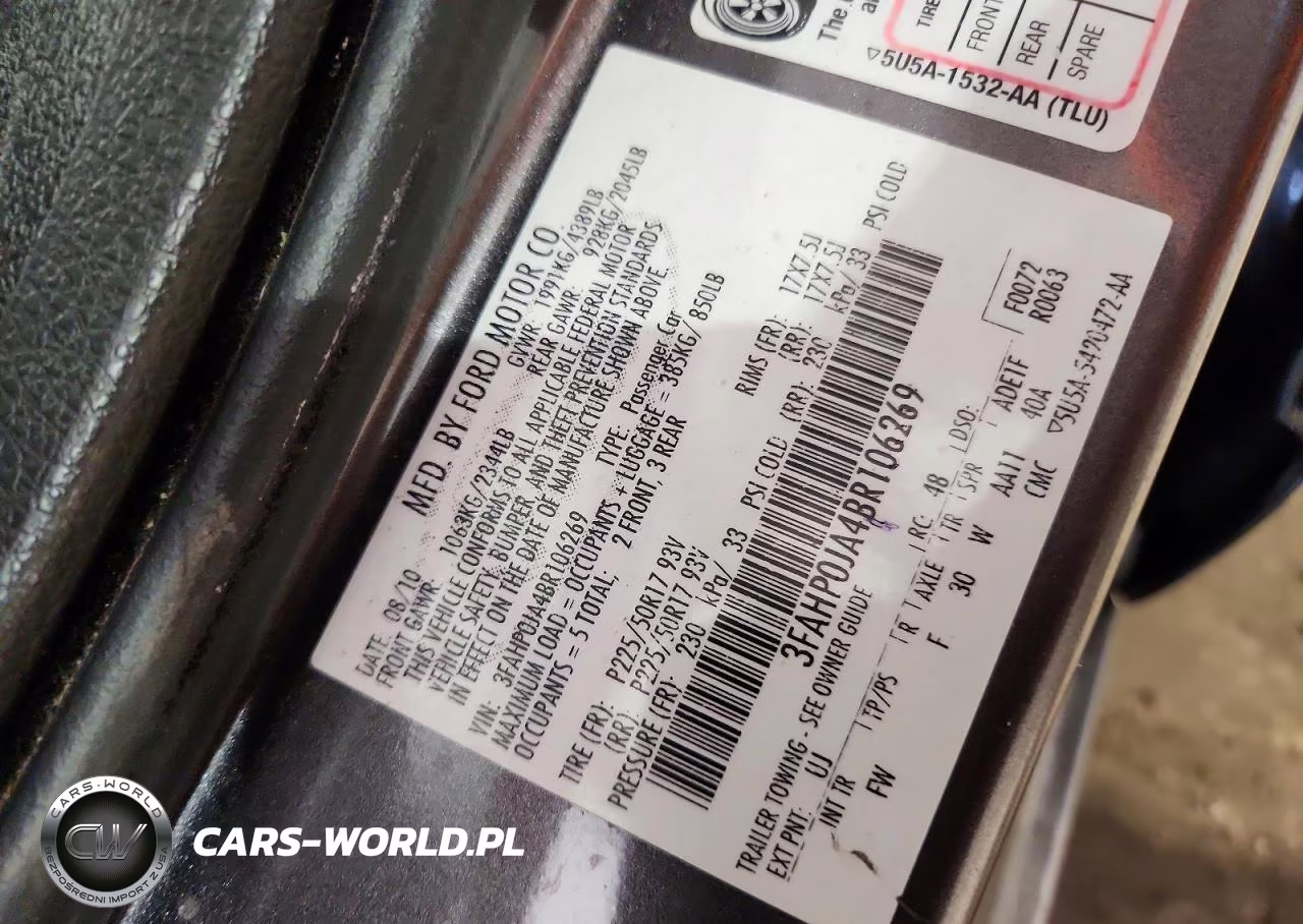 2011 Ford Fusion Sel VIN:3FAHP0JA4BR106269 - 12