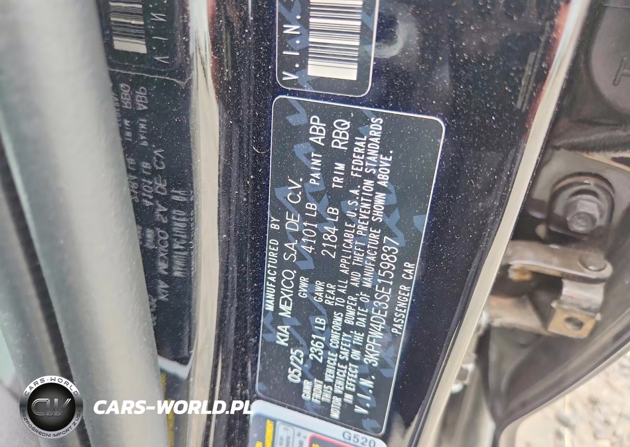 2025 Kia K4 Gt Line VIN:3KPFW4DE3SE159837 - 12