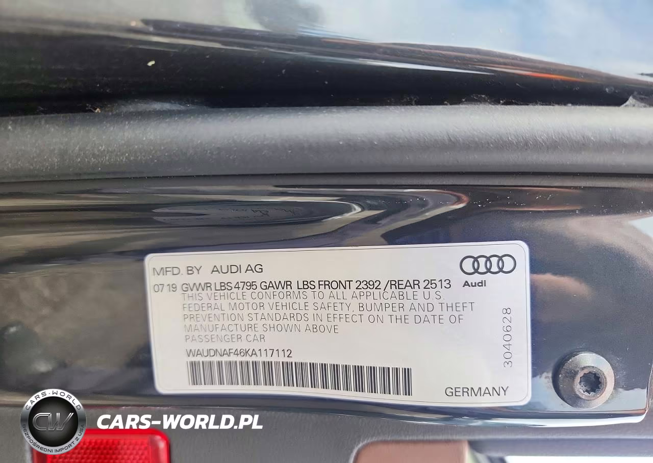2019 Audi A4 Premium VIN:WAUDNAF46KA117112 - 13
