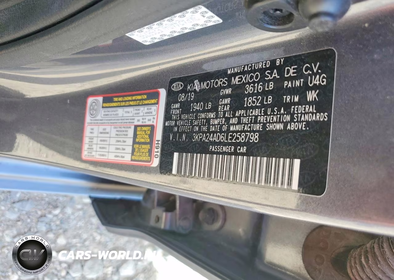 2020 Kia Rio S VIN:3KPA24AD6LE258798 - 12
