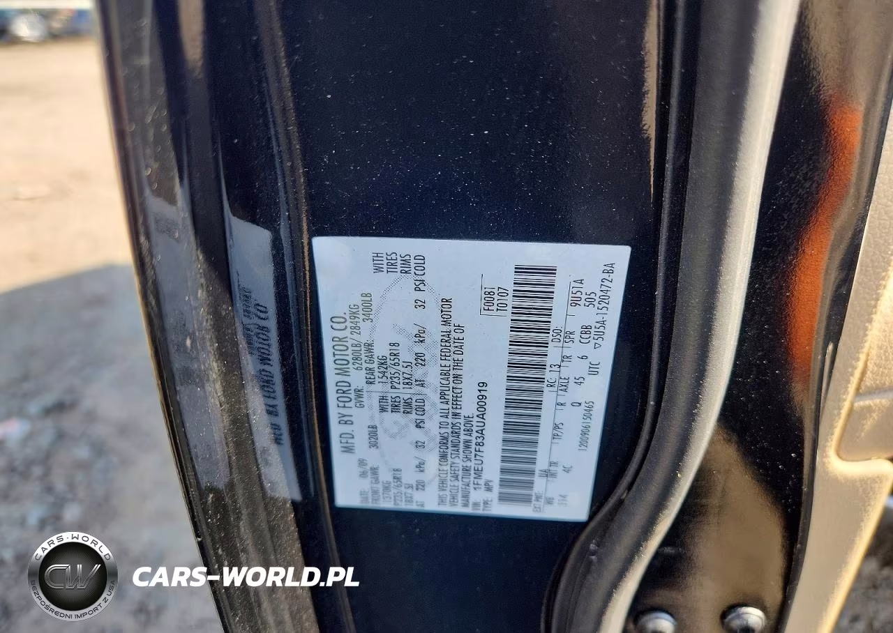 2010 Ford Explorer Limited VIN:1FMEU7F83AUA00919 - 13
