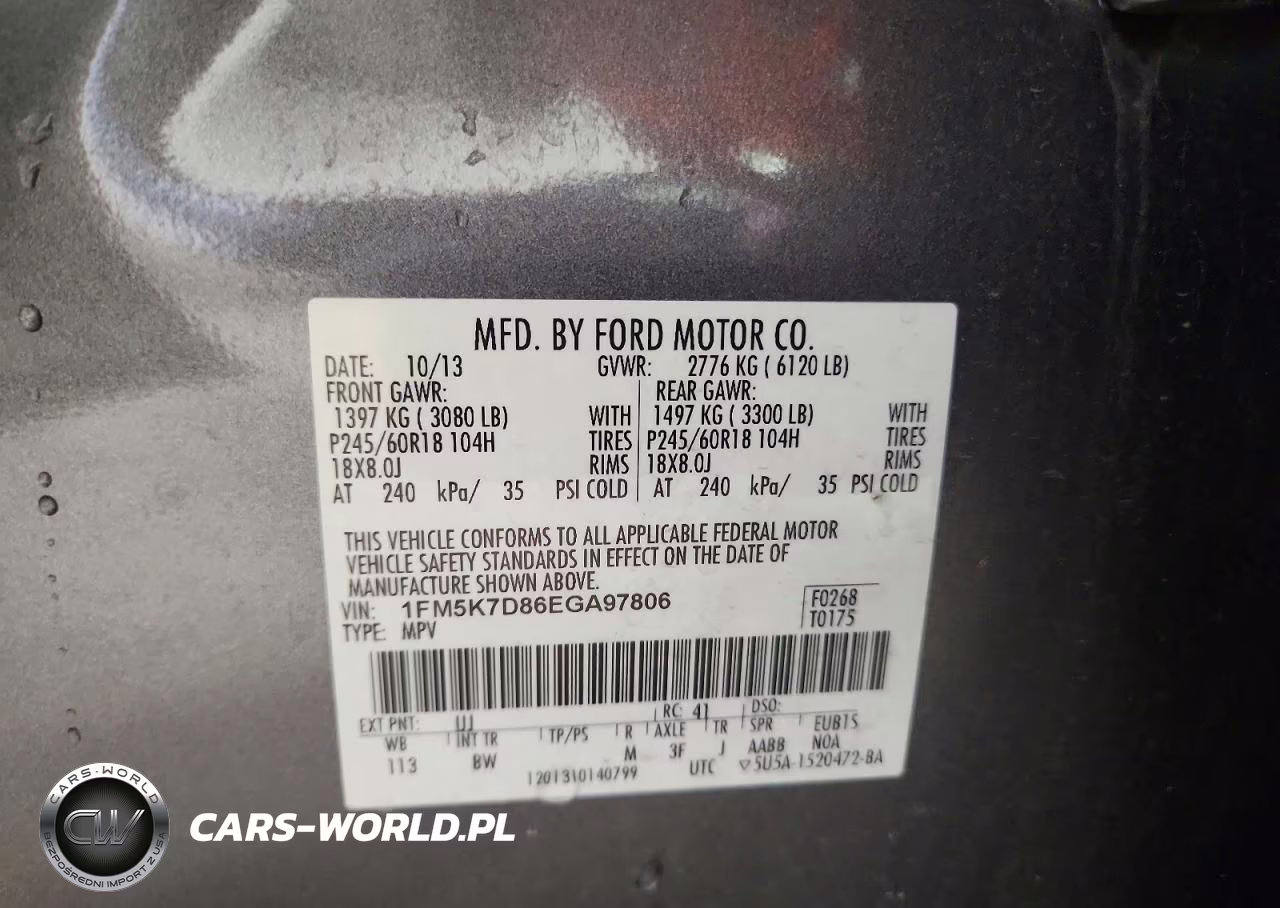 2014 Ford Explorer Xlt VIN:1FM5K7D86EGA97806 - 13