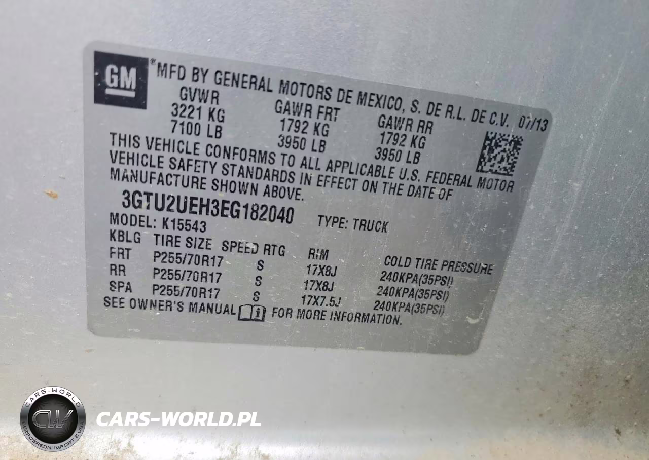 2014 GMC Sierra K1500 Sle VIN:3GTU2UEH3EG182040 - 12