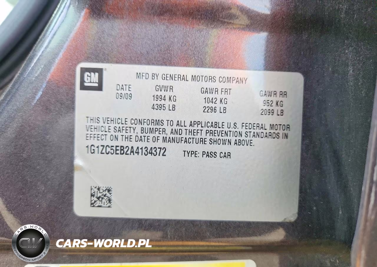2010 Chevrolet Malibu 1Lt VIN:1G1ZC5EB2A4134372 - 12